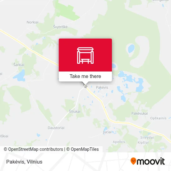 Pakėvis map