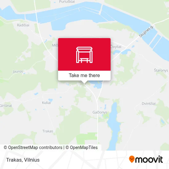 Trakas map