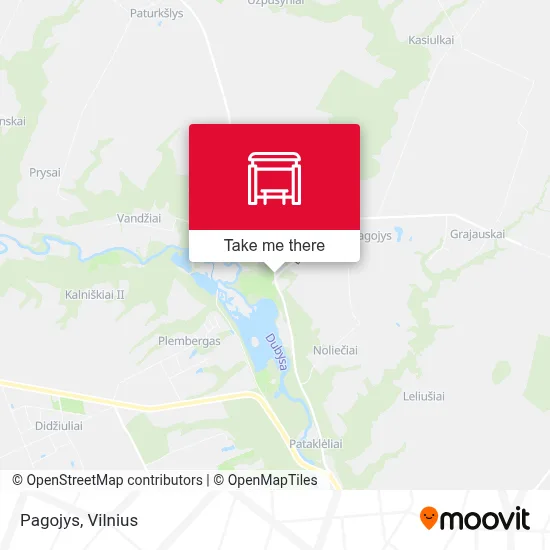 Pagojys map