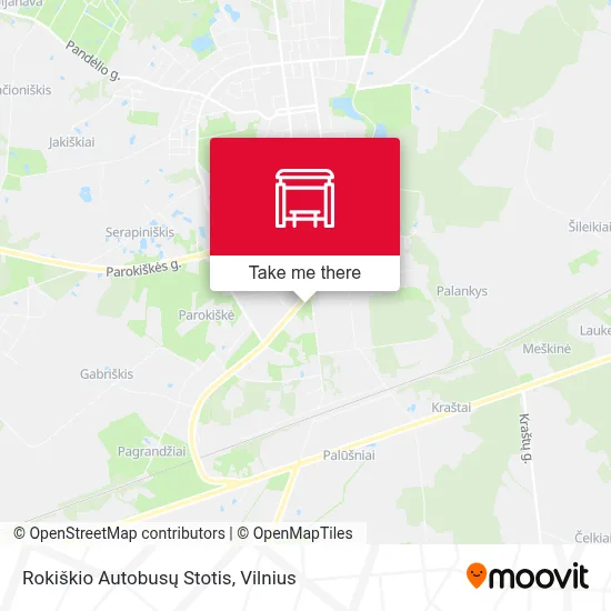 Rokiškio Autobusų Stotis map