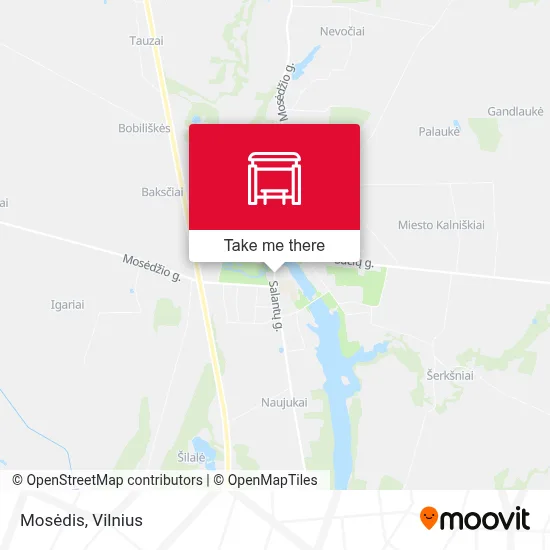 Mosėdis map