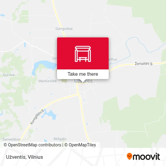 Užventis map
