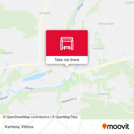 Kartena map