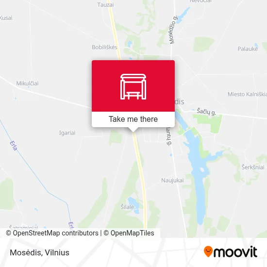 Mosėdis map