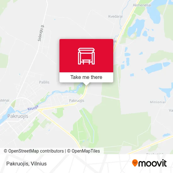 Pakruojis map