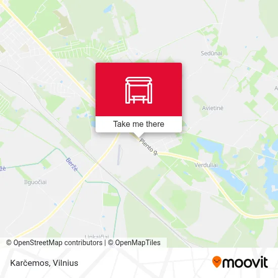 Karčemos map