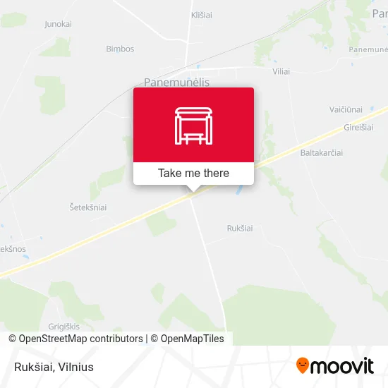Rukšiai map