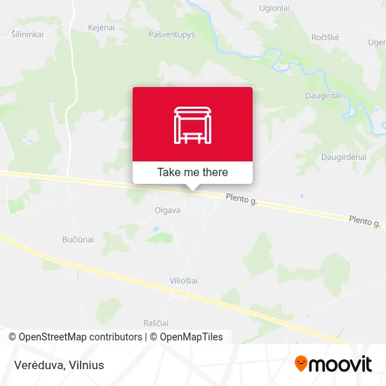 Verėduva map