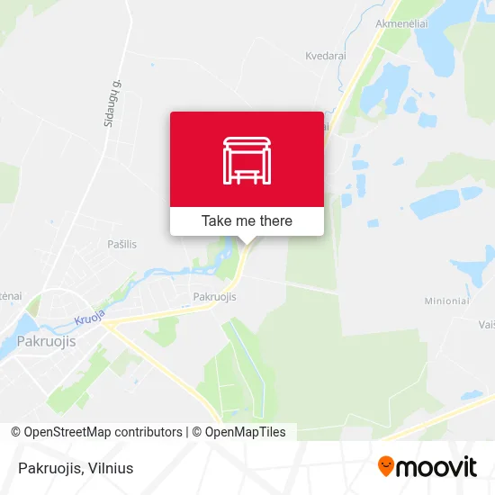 Pakruojis map