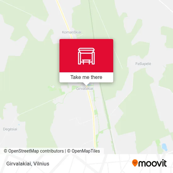 Girvalakiai map