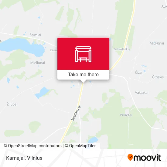 Kamajai map