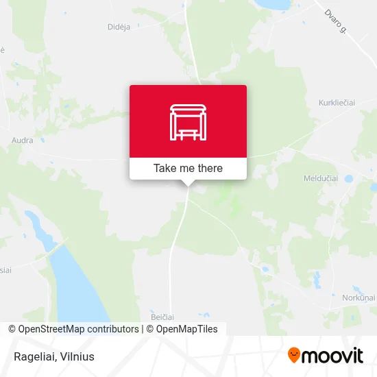 Rageliai map