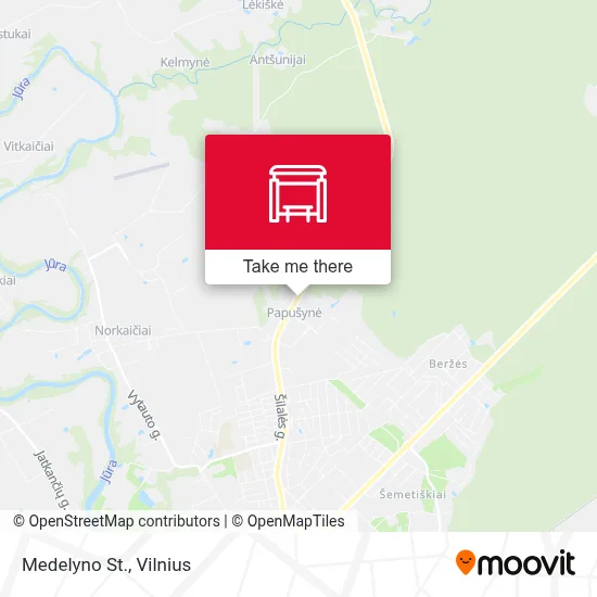 Medelyno St. map