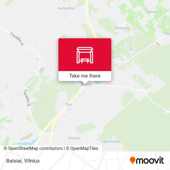 Balsiai map