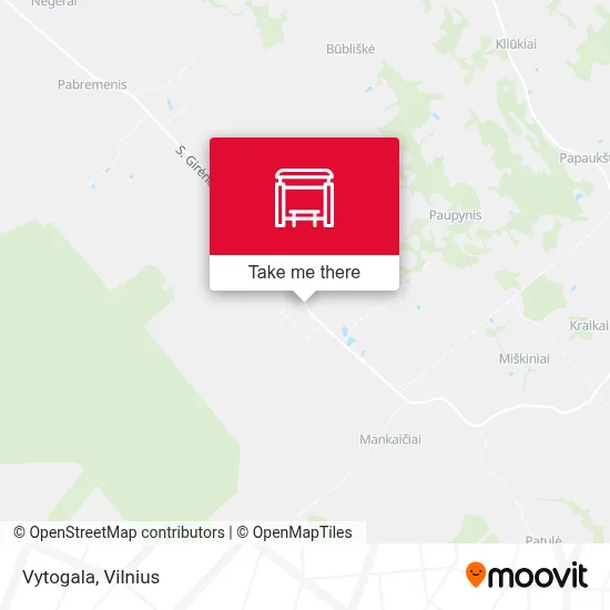Vytogala map