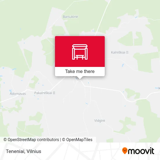 Teneniai map