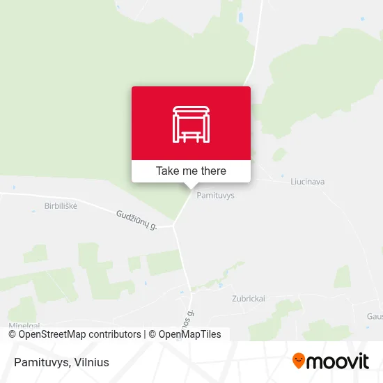 Pamituvys map