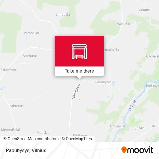 Padubysys map