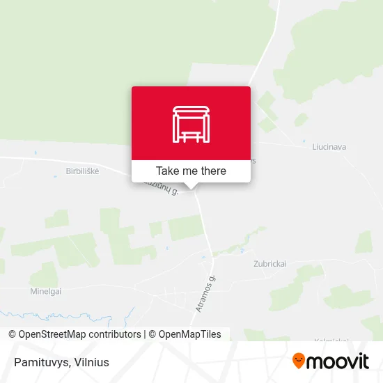 Pamituvys map