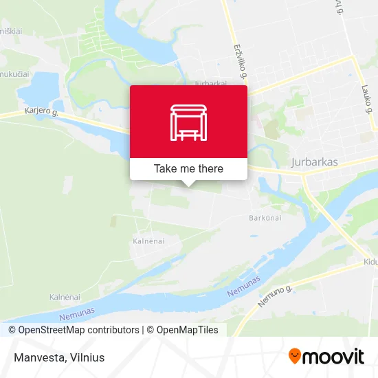 Manvesta map
