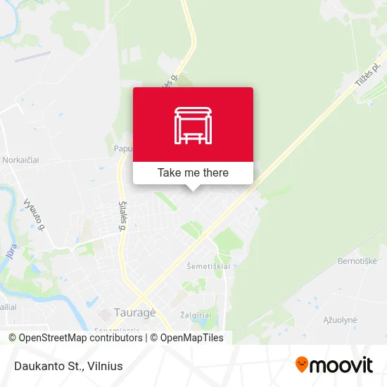 Daukanto St. map