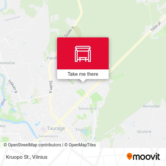 Kruopo St. map
