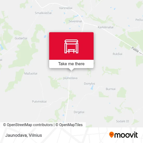 Jaunodava map