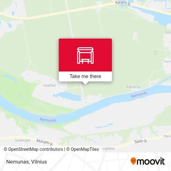 Nemunas map