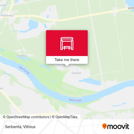 Serbenta map