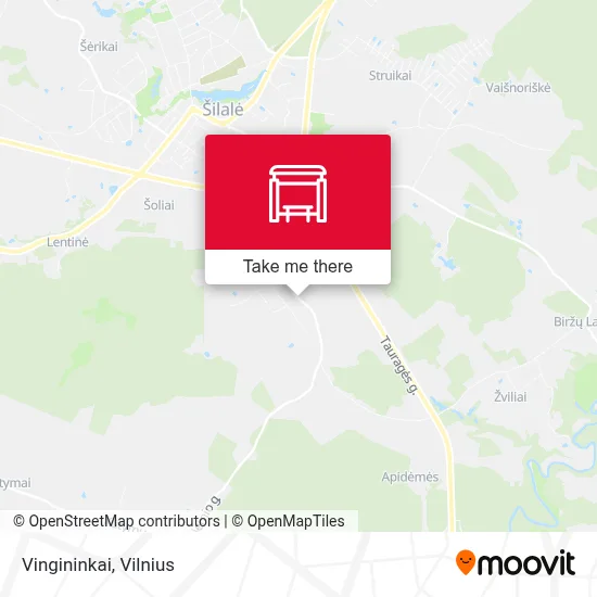 Vingininkai map