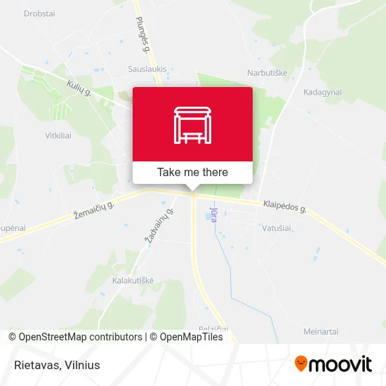 Rietavas map