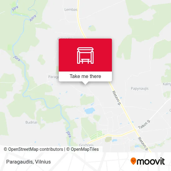 Paragaudis map