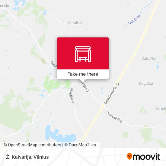 Ž. Kalvarija map