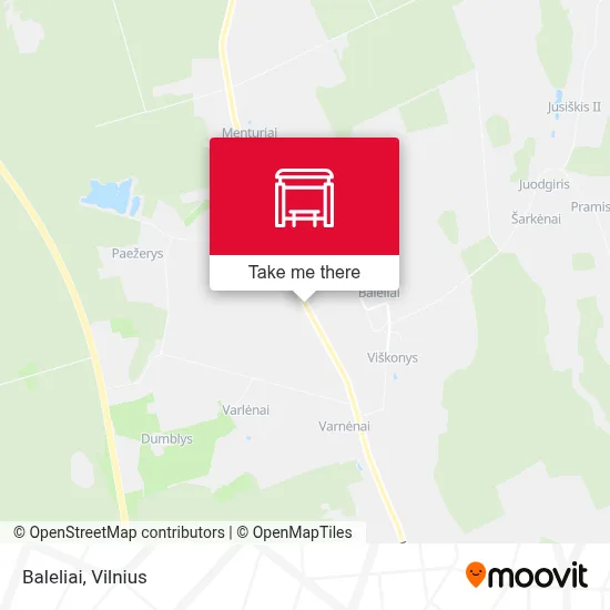 Baleliai map