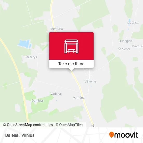 Baleliai map