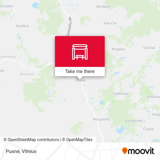 Pusnė map