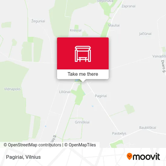 Pagiriai map