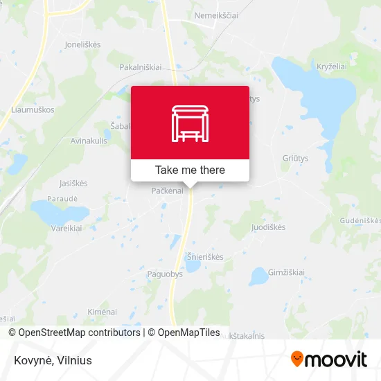 Kovynė map