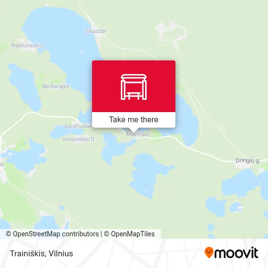 Trainiškis map