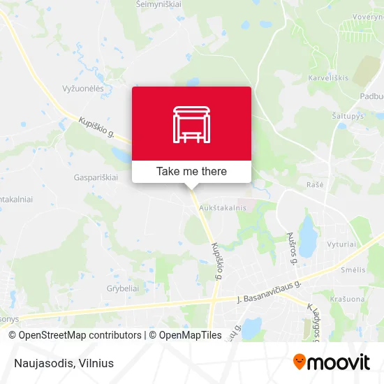 Naujasodis map