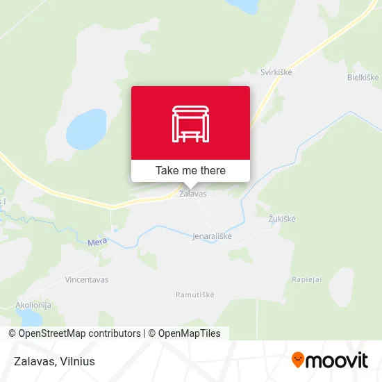 Zalavas map