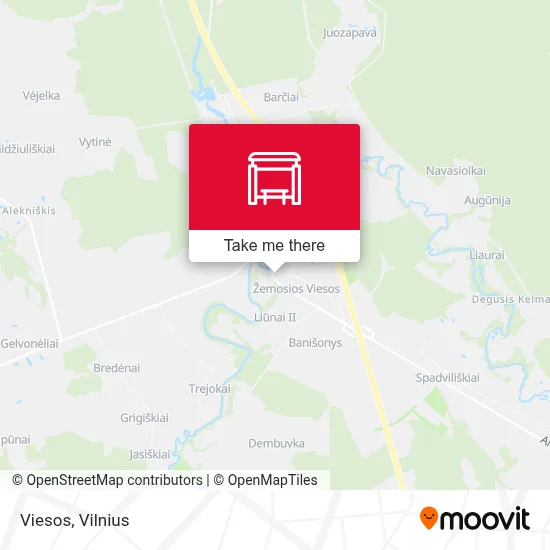 Viesos map