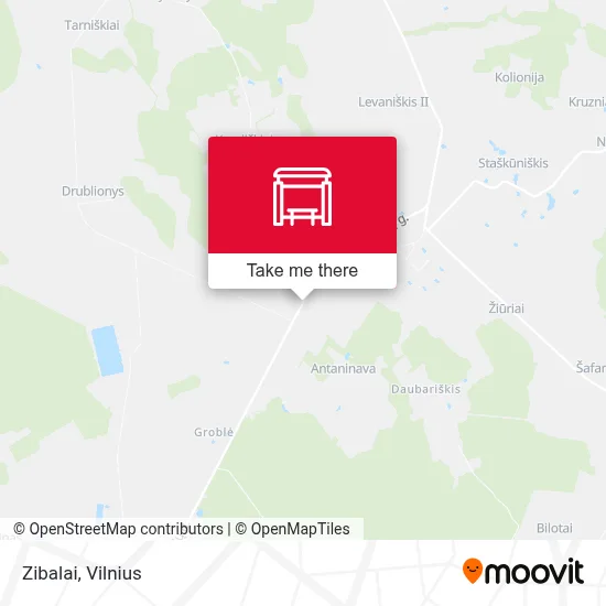 Zibalai map