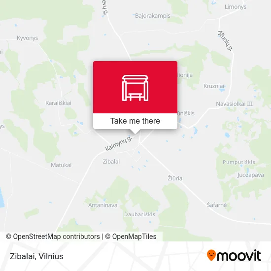 Zibalai map