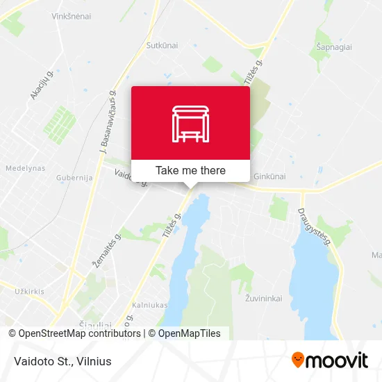 Vaidoto St. map