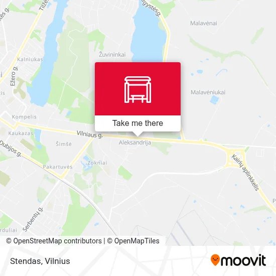 Stendas map