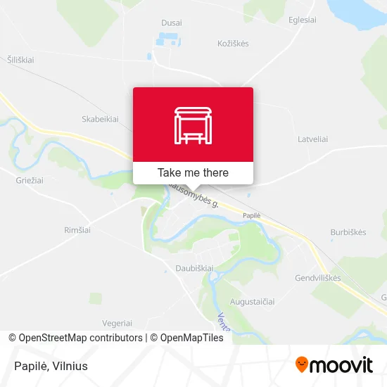 Papilė map