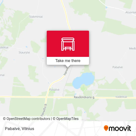 Pabalvė map
