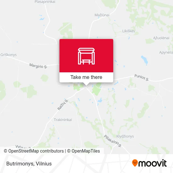 Butrimonys map
