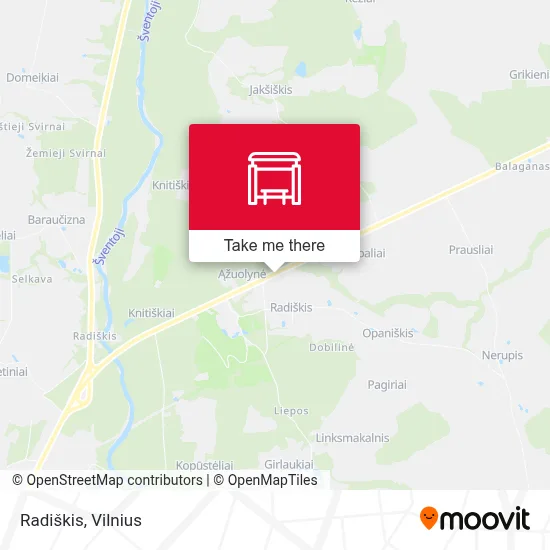 Radiškis map
